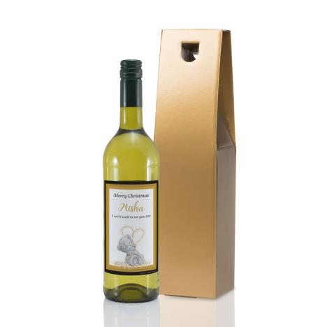 Personalised Me to You Heart Shape Lights White Wine £20.00